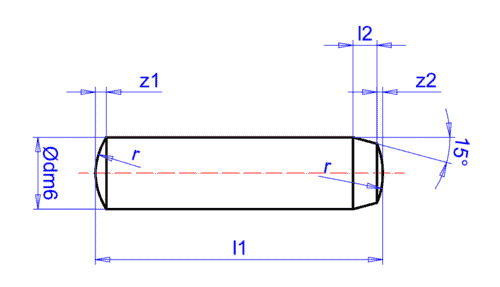 Parallel pins - Ceramany